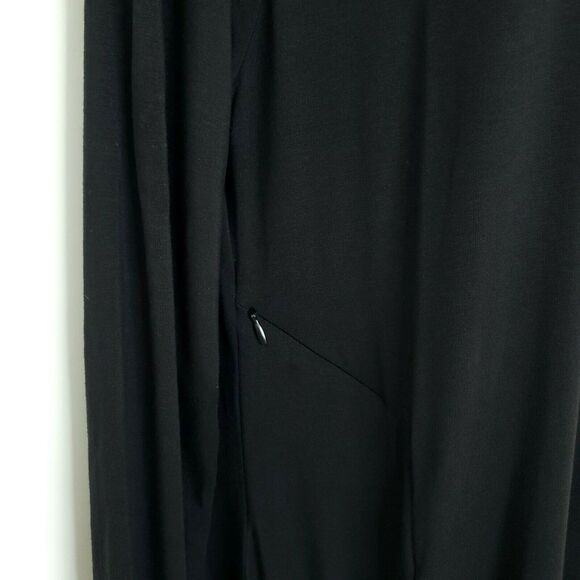 Betabrand Sweatshirt mini Dress M Black  Travel Silk Blend - Picture 8 of 12